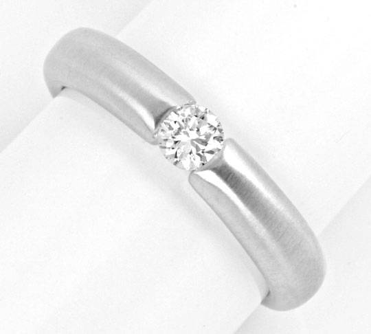 Foto 2 - Weißgold-Diamant-Spann Ring 0.23ct Brillant, S4107